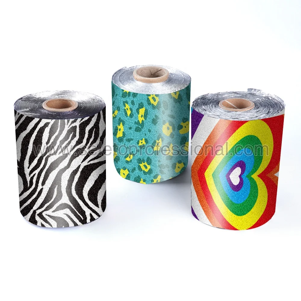 5x11 Inch Popular Size Highlight Hairdressing Coloring Pop Up Foils Customized Foil Sheets Salon Hair Foil