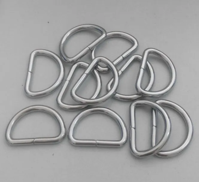 Cheapest Factory Price Stainless Steel Iron Bag Metal Accessories D Shape Buckles