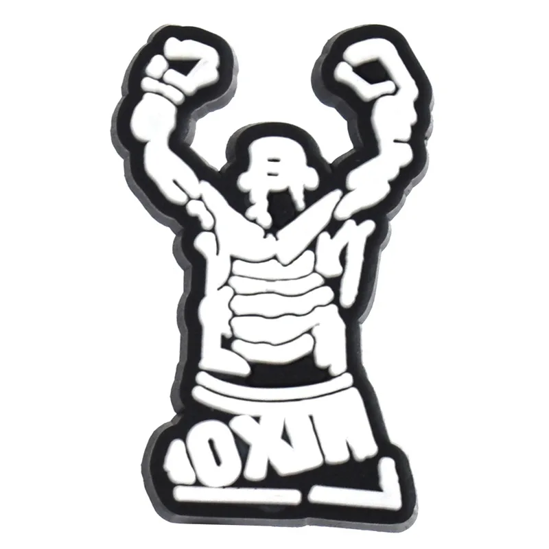 Classic cartoon Betty the wholesale kids clog shoe accessories high quality shoe charms decoration design custom diy logo