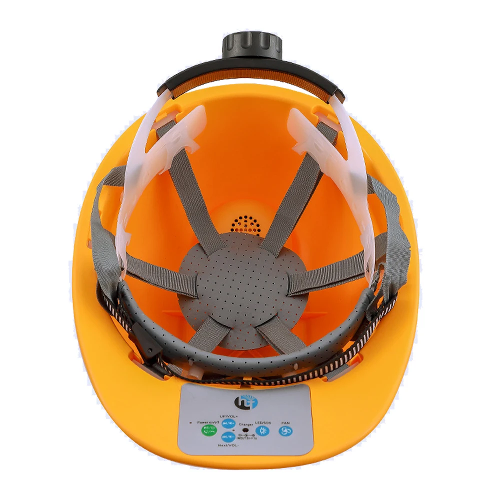 2021 New Solar Fan BT Speaker Electric Lighting Summer Helmet Cooling Fan