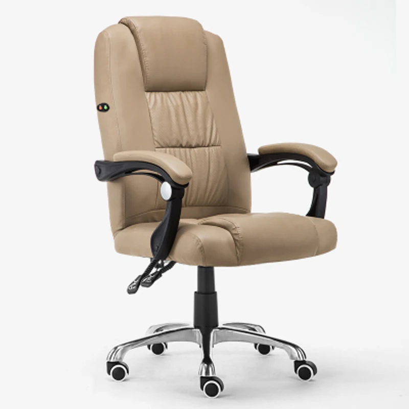Swivel Executive ChairErgonomic Metal for Commercial Furniture Use Adjustable Leather  Office Chair