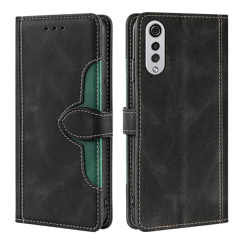 Заводской Чехол-книжка для LG Velvet 5G Sytlo 5 Q6 Q7 Q8 Q70 LV7 LV3, чехол для телефона, аксессуары, кожаный чехол-бумажник