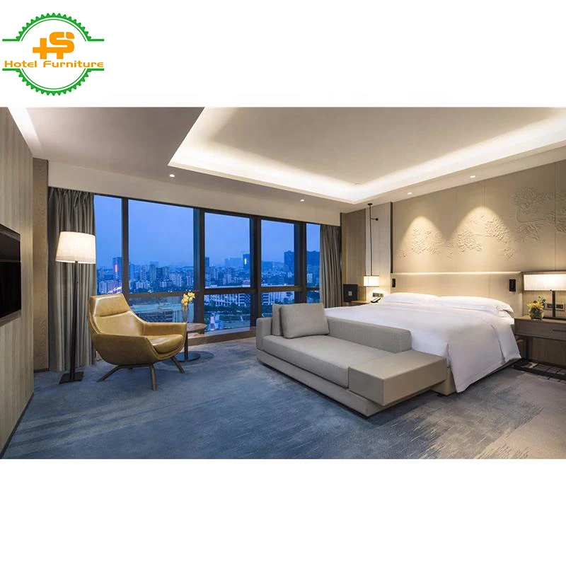 
Factory customized 5 star Four Seasons used hotel bedroom furniture set for sale (HS-N5) 