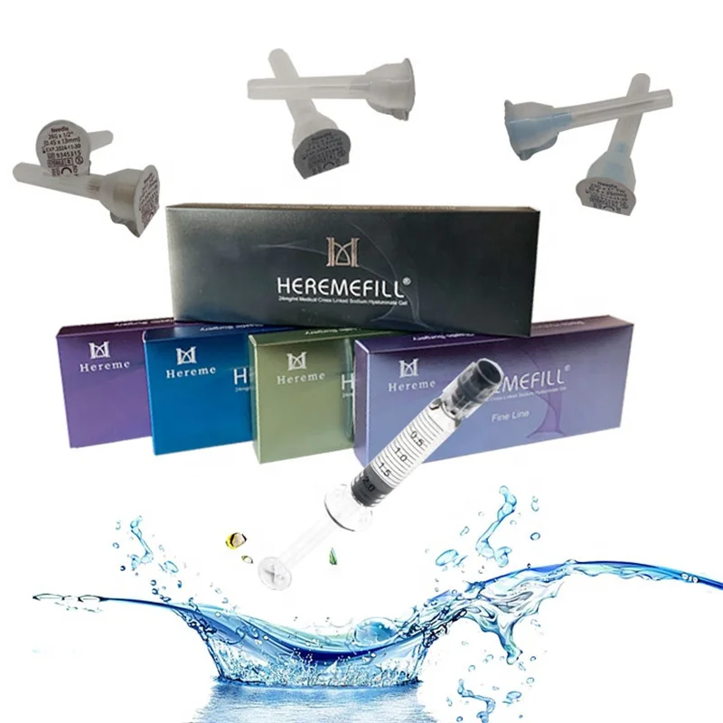 Heremefill hyaluronic acid whitening lips injection 1ml 2ml 5ml cido hialurnico gluteo inyectable facial dermal lip filler