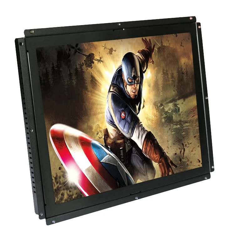 Монитор сенсорного экрана 10,4 дюйма, 12 дюймов, 15 дюймов, 17 дюймов, промышленный дисплей с открытой рамой для автоматизации промышленности