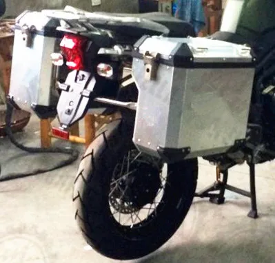 Aluminium Motorcycle tail Painners luggage Rear Boxes side cases For TRIUMPH TIGER 1200XC