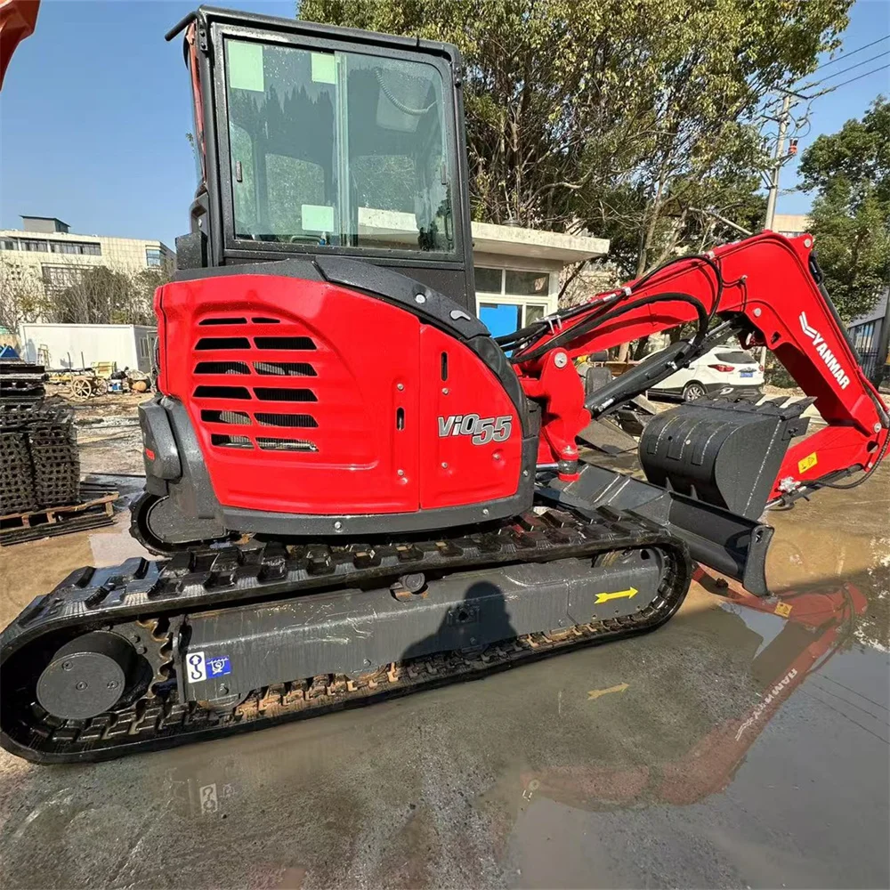 Yanmar Vio55 original Japan used Excavator Engine model Yanmar Vio55 Bucket excavator Small and medium low price