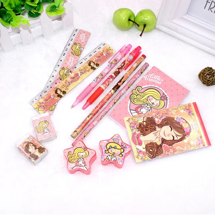 Factory direct deal wholesale kids student stationery set gift for kids