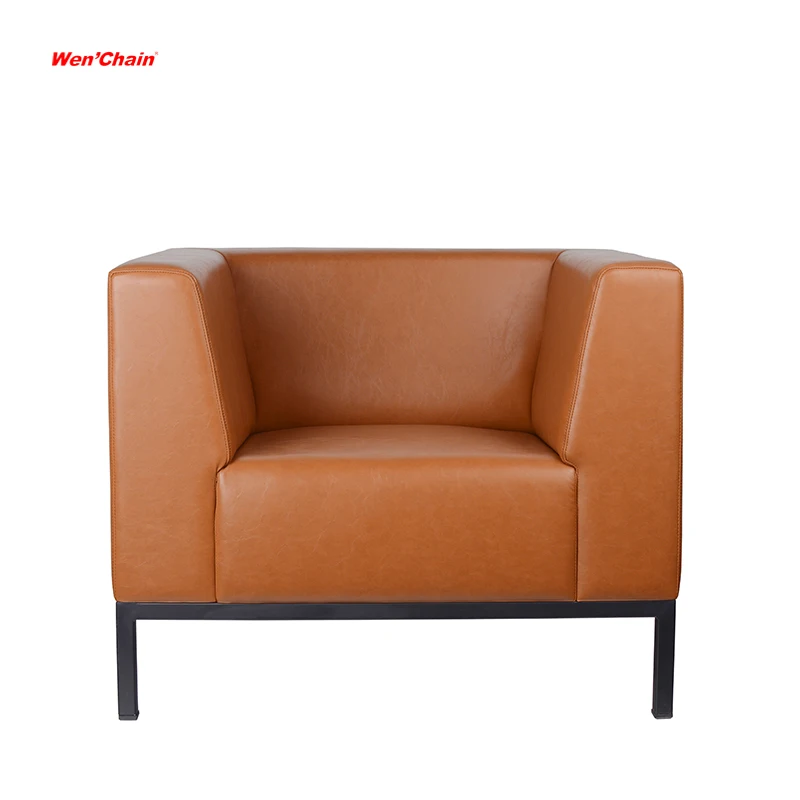 Foshan modern design furniture meeting 3 seater lobby sofa for office modern single office furniture sofa