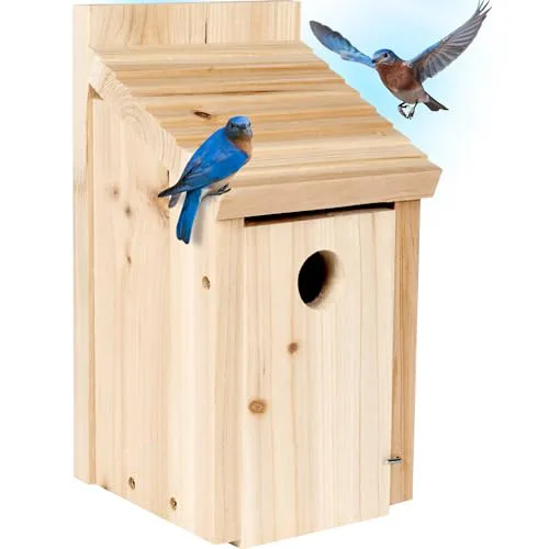 wholesale pine solid wood feeding terrace outdoor sanctuary garden cage bird aviary outdoor bird houses bird aviary