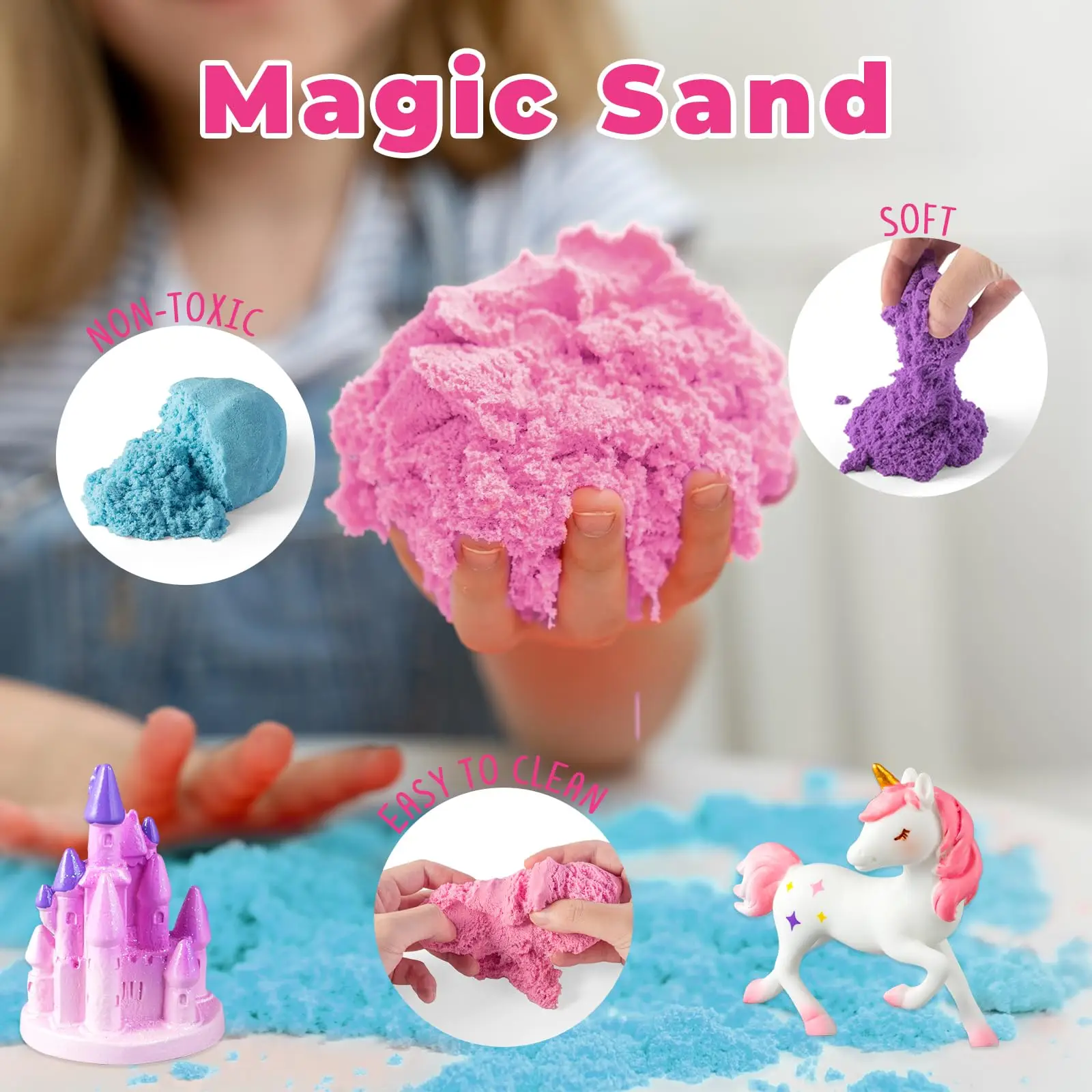 Unicorn Light-Up Terrarium Kit for Kids LED Night Light Birthday Gift Unicorn Toys for Girls DIY Arts and Crafts Kit for Kids