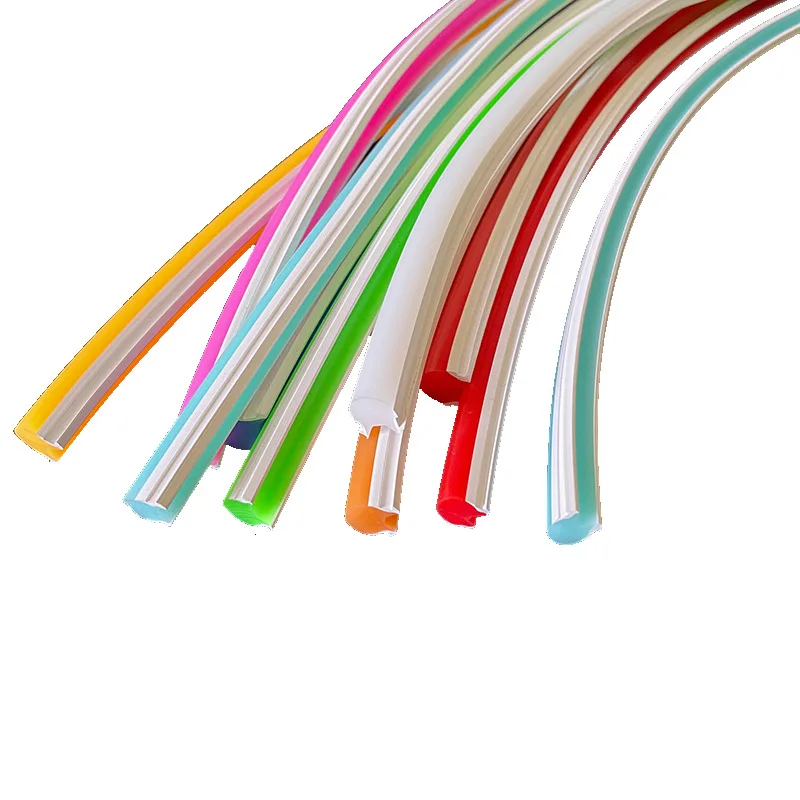 Factory Wholesale High Quality Pure Silicone Separeation Neon Tube Dc12v Flexible Led Neon