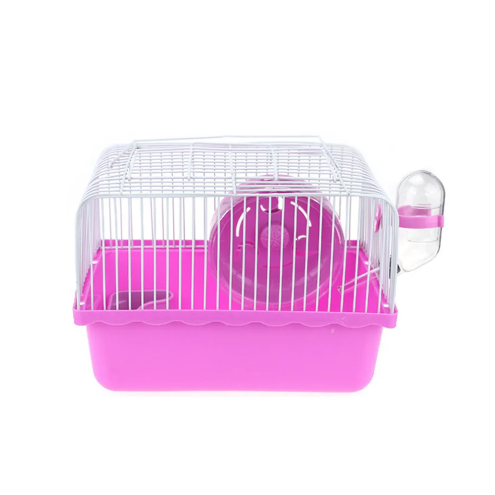Spot Wholesale Hamster Small Cage For Simple Portable Cage Small Wire Cage Hamster Pastoral Portable Hamster