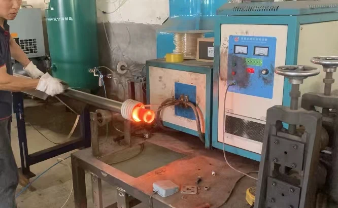 Tunnel Construction Conduit Forming Machine Steel Round Tube Taper Swaging Machine