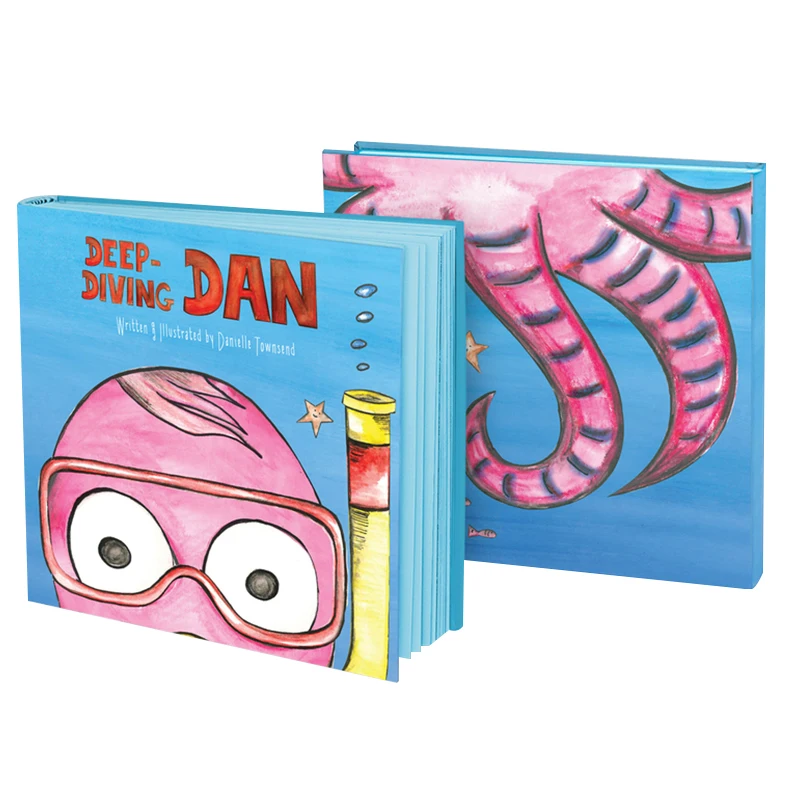 Custom Hardcover Learning Anime Kids Board Book Children Book Printing