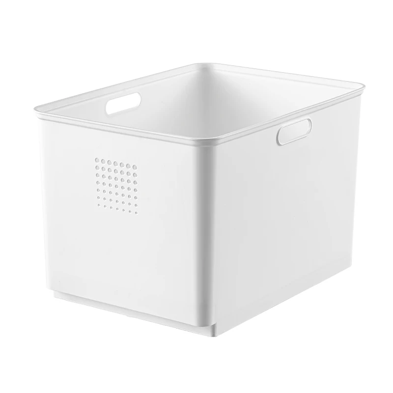 Excellent PP Desktop with handle for home white private label small plastic underbed storage box with lids
