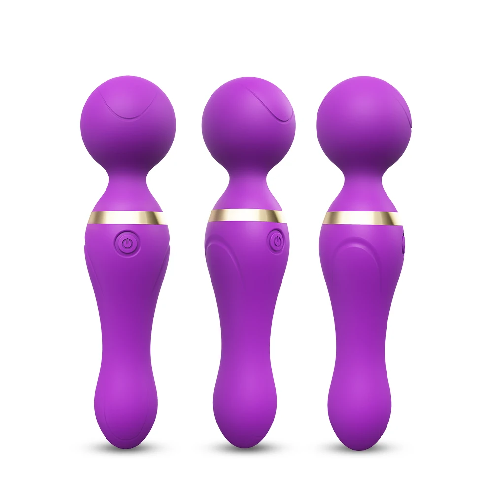 9 Vibrating Mode Female Silicon Saxe Luxury Sex Toy Vendor Vaginal Double Head Magic Wand G Spot Luxurious Wand Vibrator