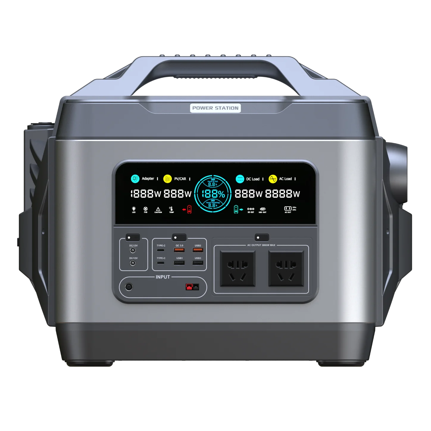 Shipping costs High Capacity Lifepo4 Lithium Cell Camping Solar Generator Portable Power Station