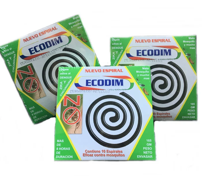 Москитная спираль марки ECODIM для рынка Южной Америки Boliva