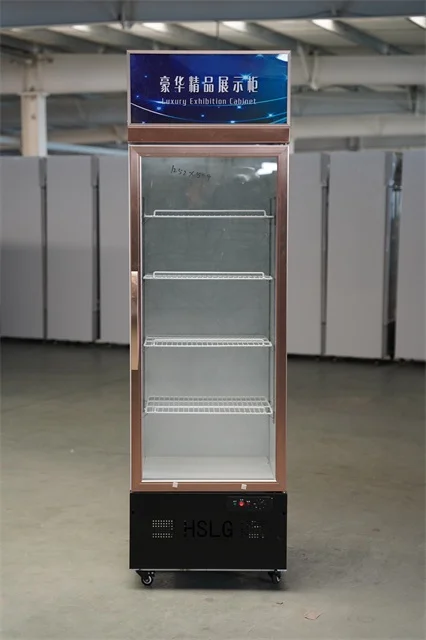 Aluminium-alloy three doors Beer Cabinet Commercial Beverage Refrigerator Vertical  beverage display cooler