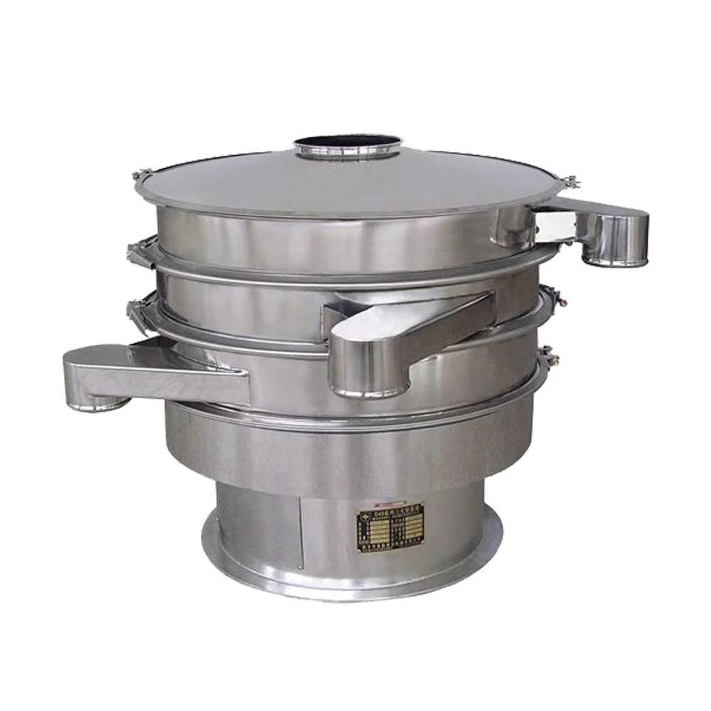 Powder Stainle Steel Rotary Round Separator Screener Coffee Screening Machine Vibratory Classifier Sifter Vibrating Screen Sieve