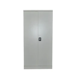 Middle east popular beige color storage cupboard cheap swing door cabinet with ironing board