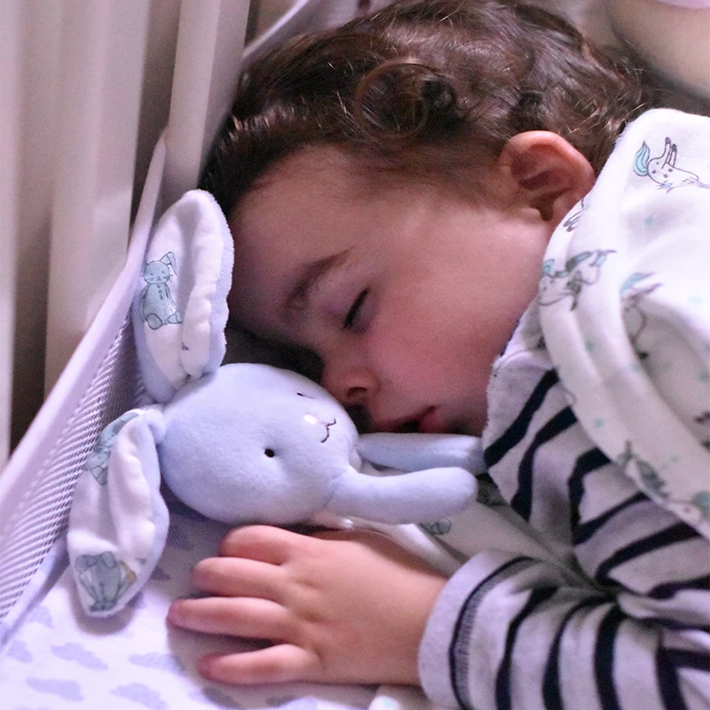 Cotton cuddle rabbit baby security blanket