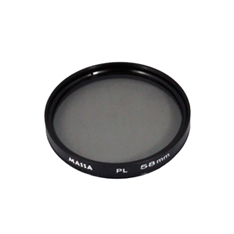 MASSA China Factory Directly Sale Black 58mm Camera Lens PL Filter