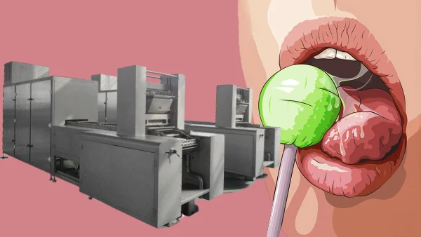 Плоская линия по производству леденцов chupa chup оборудование для производства