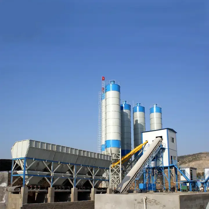 Fully Automatic HZS 25m3/h Small Portable Concrete Mixing Plant Ready Mix Mobile Concrete Batching Plant