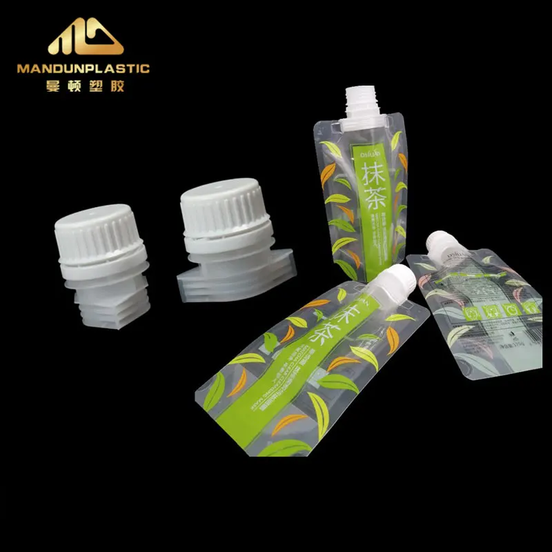 22mm Customized Printing Compound Pouches with Plastic Carton Package HDPE Spout Cap Degertent Bag Plastic Film and Carton SM08