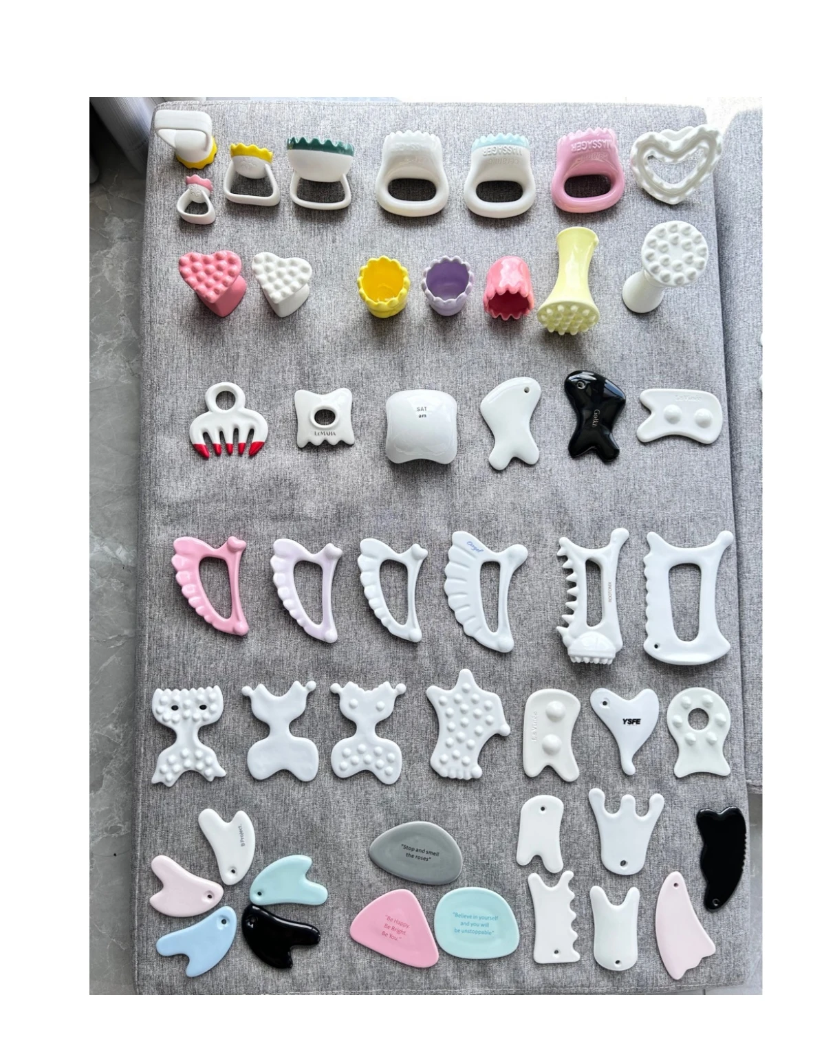 Ceramic Gua Sha Facial And Body Massage Ceramic Guasha Board White Wrinkle Remove Ceramic Gua Sha Korea Japan Gua Sha Scraping