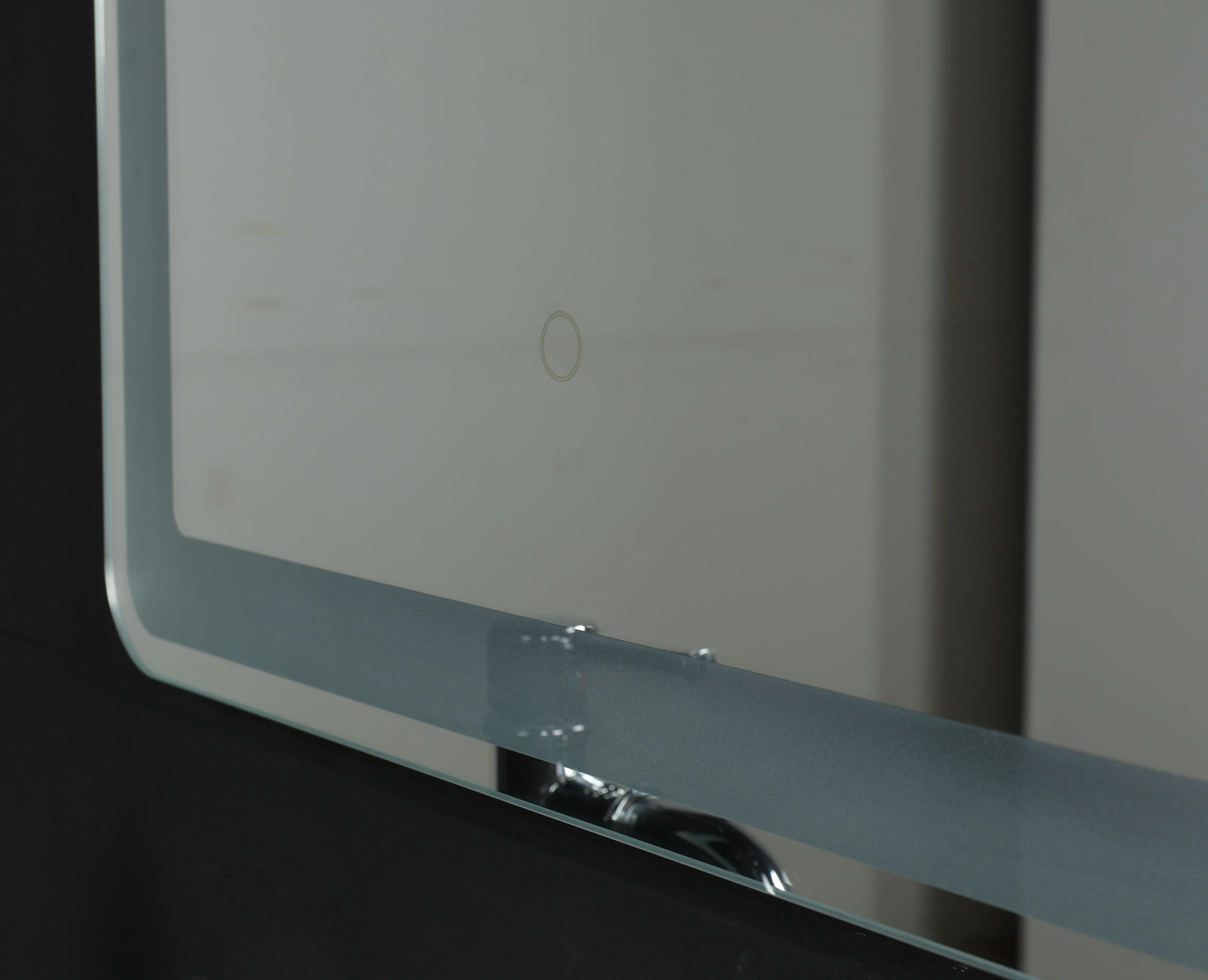 2020 Rectangle Shape UL List  Wall Mounted LED lighted Touch Screen Vanity Bathroom Mirror With On/Off Switch