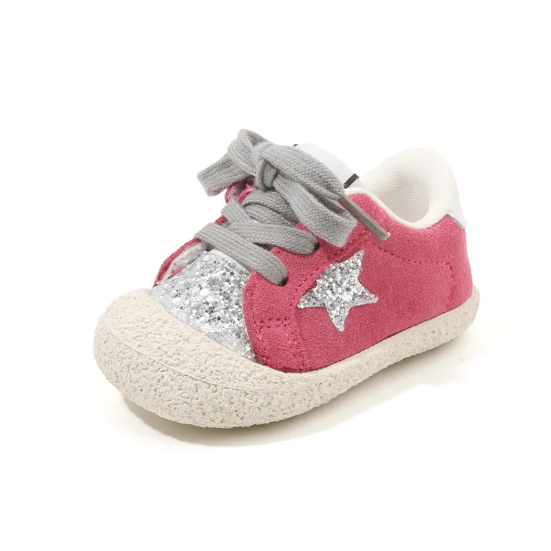 2023 New designers Princess children shoes shoes soft soled non slip walking toddler shoes for girl