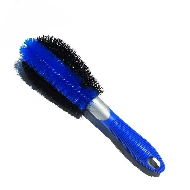 
pp/pvc plastic Handheld Anti Skid car tire hub wheel cleaning brush 