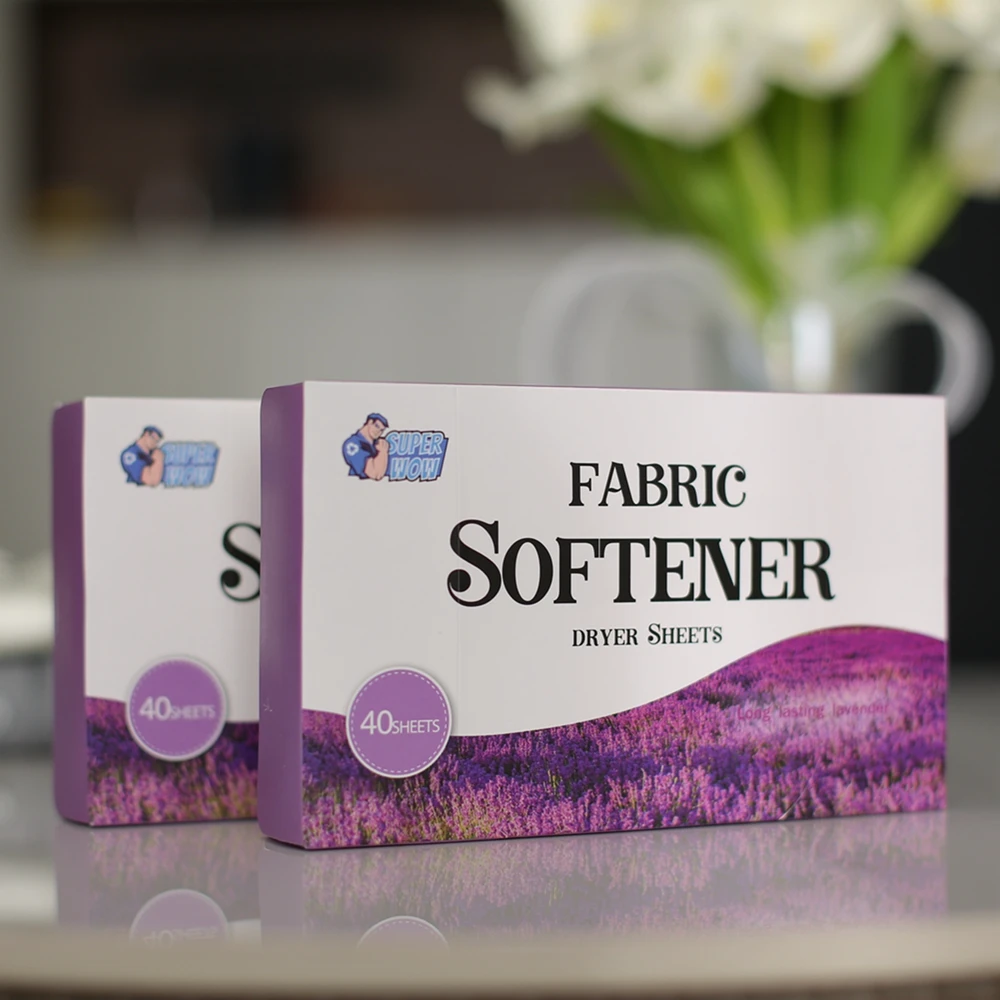 Factory Directly  Supplier Dryer Sheets Laundry Fabric Softener Natural Plant Formula Wrinkle Release Sheets
