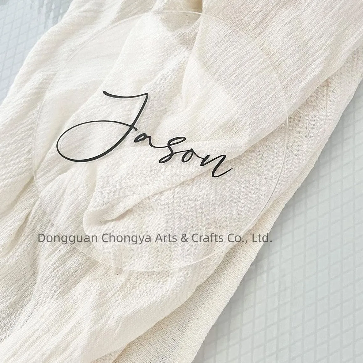 Clear Circle 4 Inch Acrylic Plexiglass Disc Transparent Round Acrylic Sign for Milestone Markers Laser Cutting and Engraving