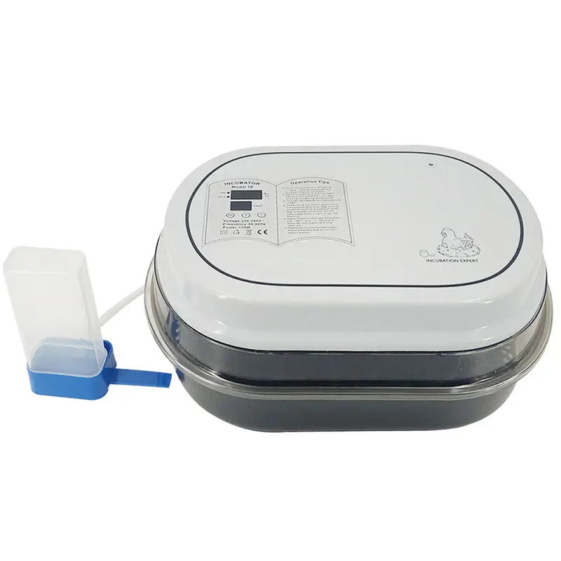 Good quality full automatic mini 18 eggs incubator egg hatching eggs machine for chicken, quail, duck eggs