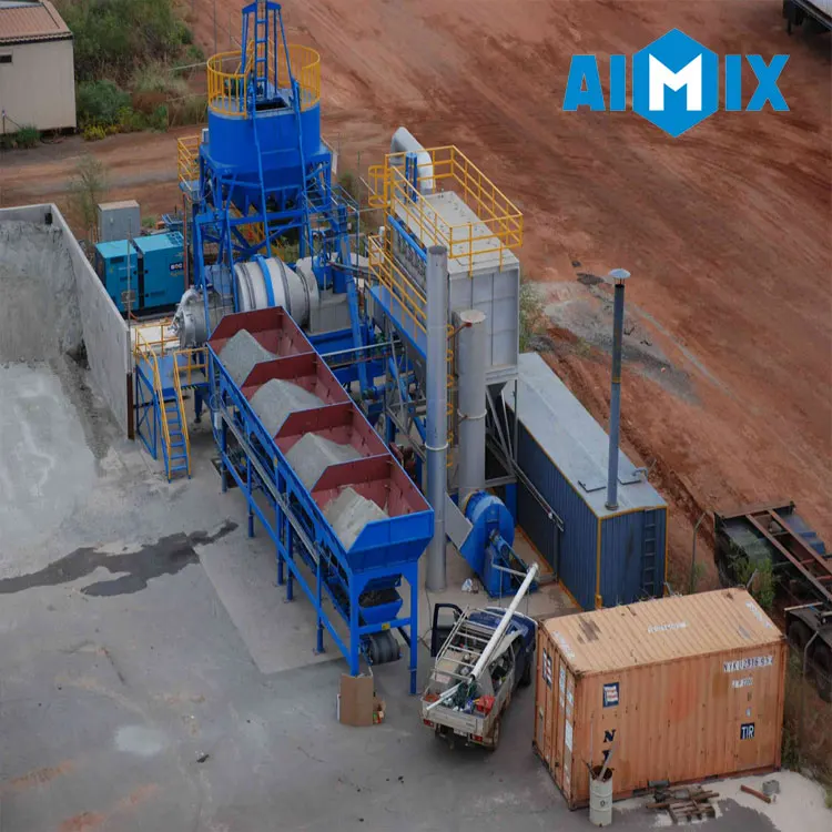 New Bitumen Recycling Mini Mobile Asphalt Mixer plant