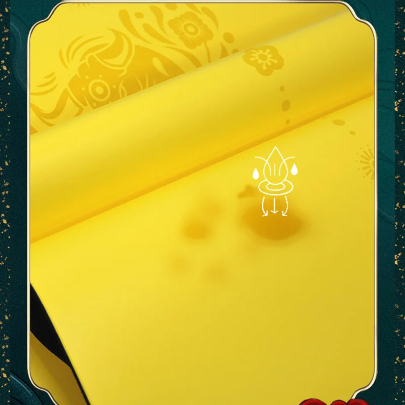 Chinese Zodiac Cattle Custom Logo Vegan PU Rubber Yoga Mat Laser Engraved Custom Printed GYM  Logo Yoga Mat