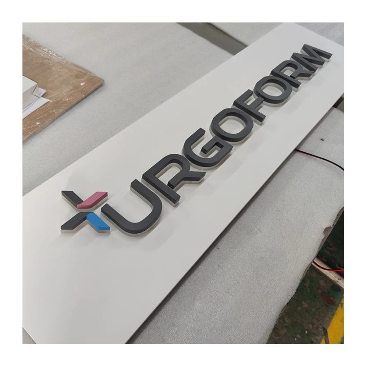 Custom Company Name Sign Indoor 3D Acrylic Letters Logo Design Wall Letters Signs Office Signage