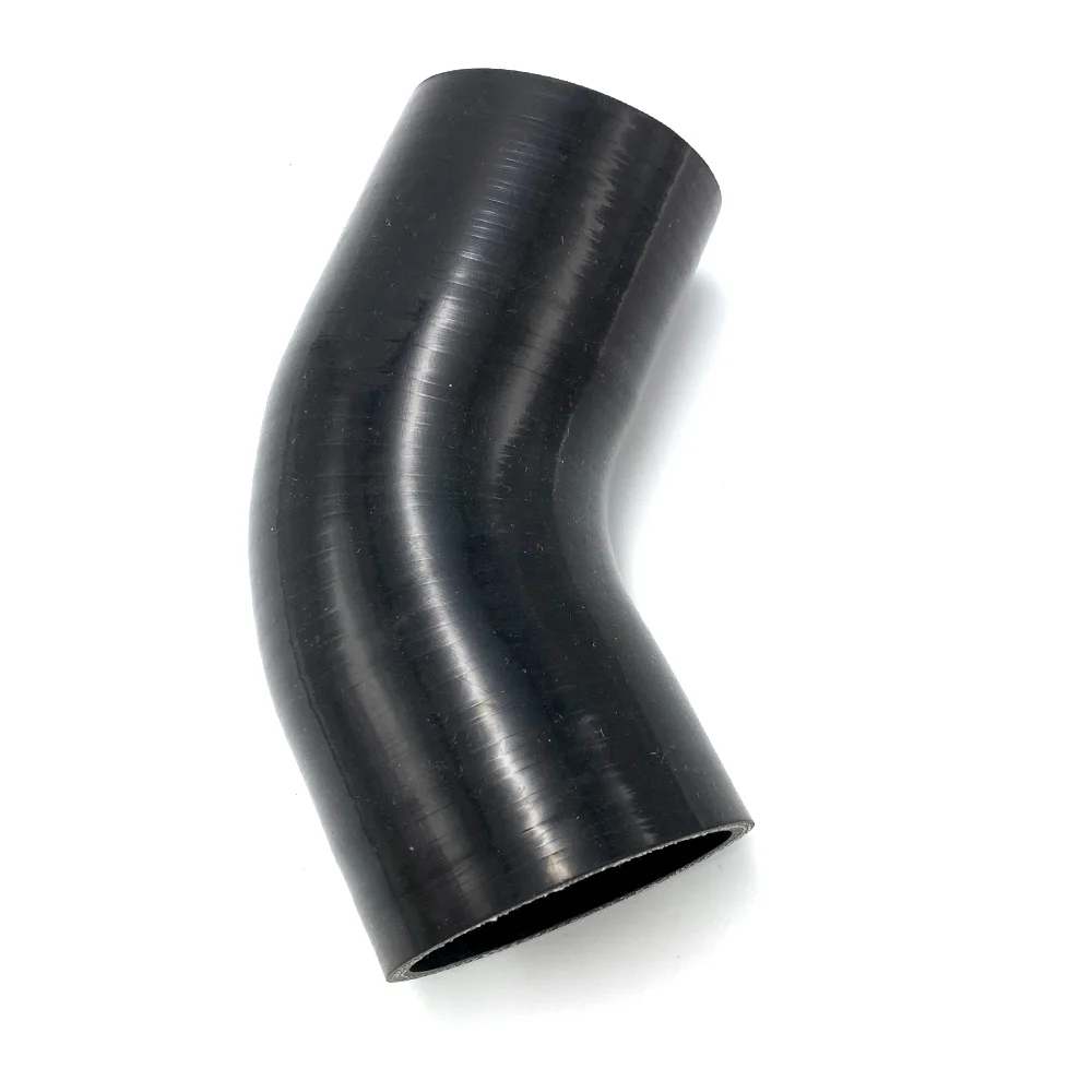 63MM Silicone Tubing Hose Connector Intercooler Turbo Intake Pipe Coupler Hose 45 Degrees