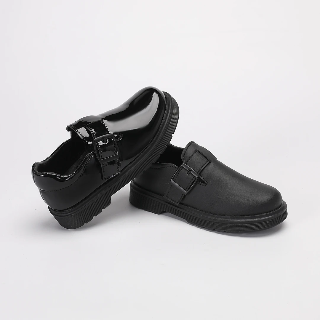 Wholesale Hot sale boys hard sole leather shoes black leather performance English wind dress performance students leather shoes