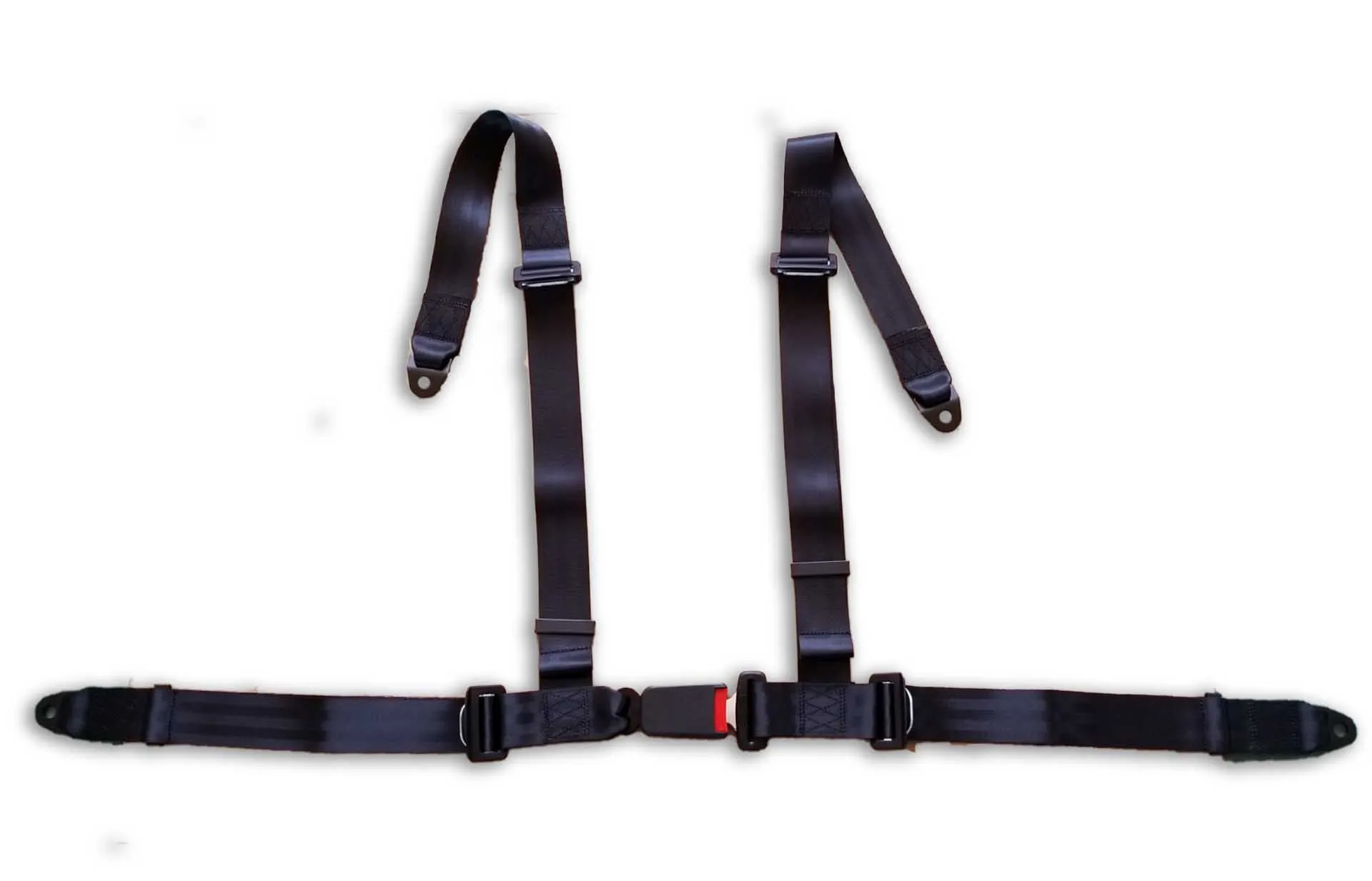 Generic go-kart seatbelt Racing lap belt race car harness safety harness four-point seat belt shoulder belt