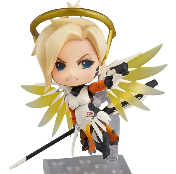 Game Cute Versions Clay Man Mercy 790# Vinyl Action Figures Angela Ziegler Model Toy Classic Skin Edition Gift