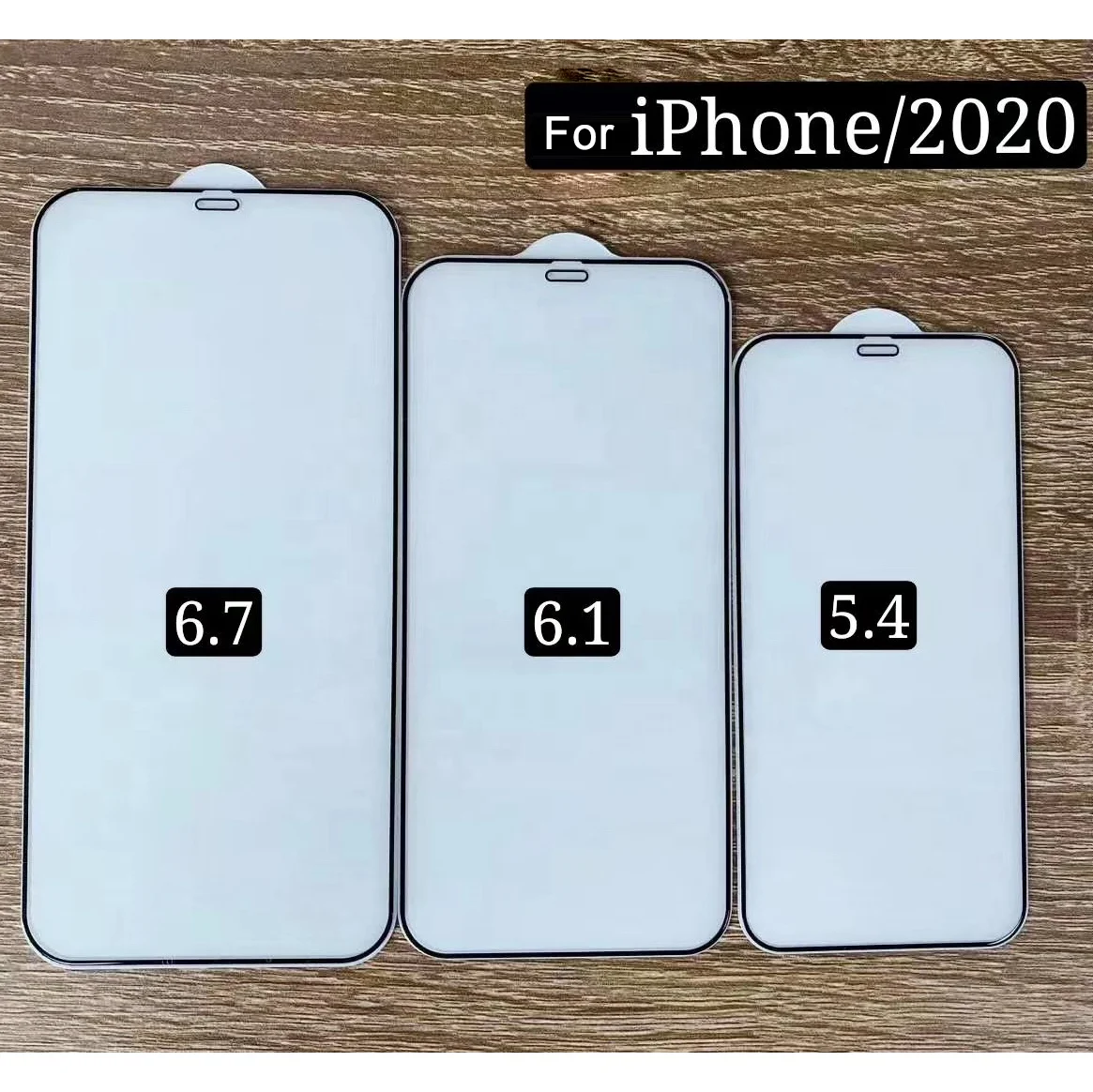 2020 5,4/6,1/6,7 inch с уровнем твердости 9H прозрачная защитная пленка из закаленного стекла с полным для iPhone 12 Pro Max