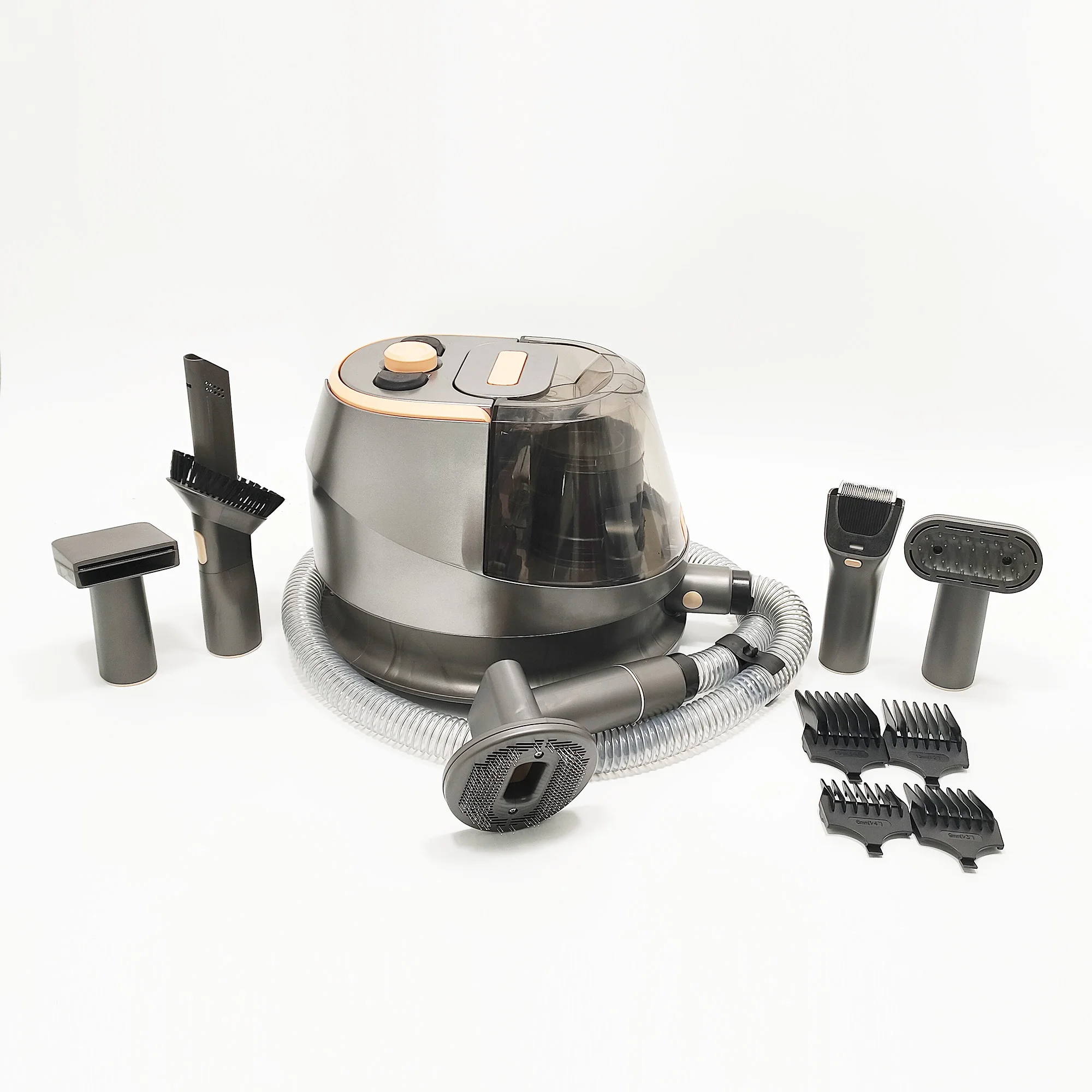 COMPASS Multifunctional 5 in 1 Pet Dog Cat Hair Cleaner Grooming Vacuum Kit Blower with Heating