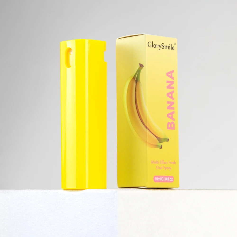 Private Label Oral Spray 10ml Banana Flavor Mouth Mist Spray For Bad Breath