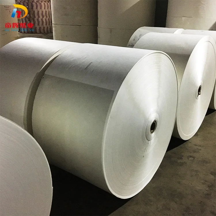
chinese manufacturer coated cardboard sheets roll raw materials for paper cup 