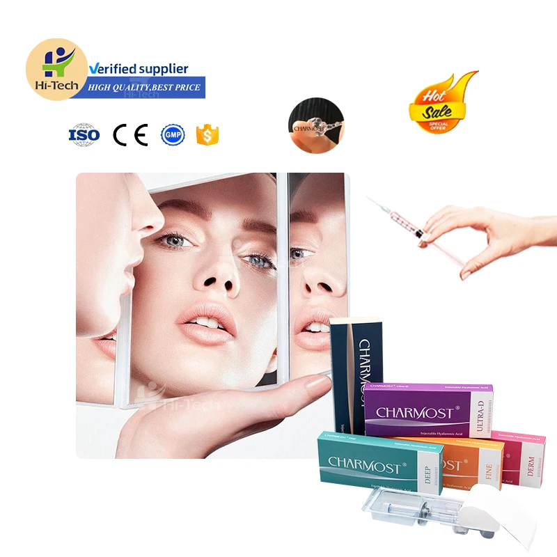 Hot selling 1ml cross linked anti aging hyaluronic acid injection for lip facial injections dermal filler gel